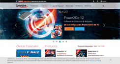 Desktop Screenshot of es.cyberlink.com