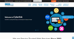 Desktop Screenshot of cyberlink.com.np