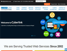 Tablet Screenshot of cyberlink.com.np