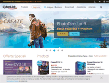 Tablet Screenshot of it.cyberlink.com
